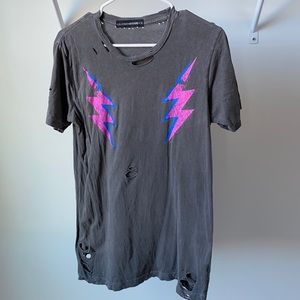 Lulu Simon Studio Distressed Graphic Tee